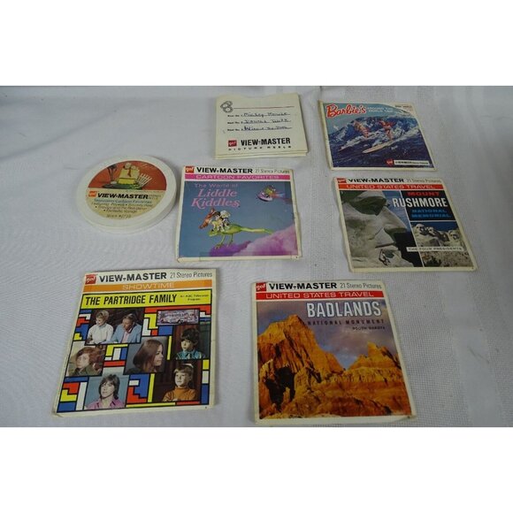 GAF View Master 30 Standard Projector Lot Set Bundles Case and Reels - Picture 4 of 5